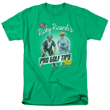 I Love Lucy Pro Golf Tips Men's Regular Fit T-Shirt Men's Regular Fit T-Shirt I Love Lucy   