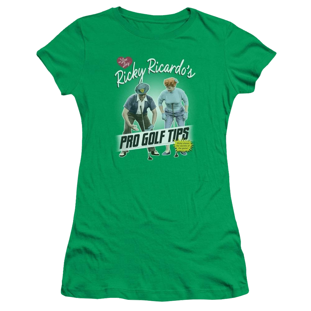I Love Lucy Pro Golf Tips Juniors T-Shirt Juniors T-Shirt I Love Lucy   