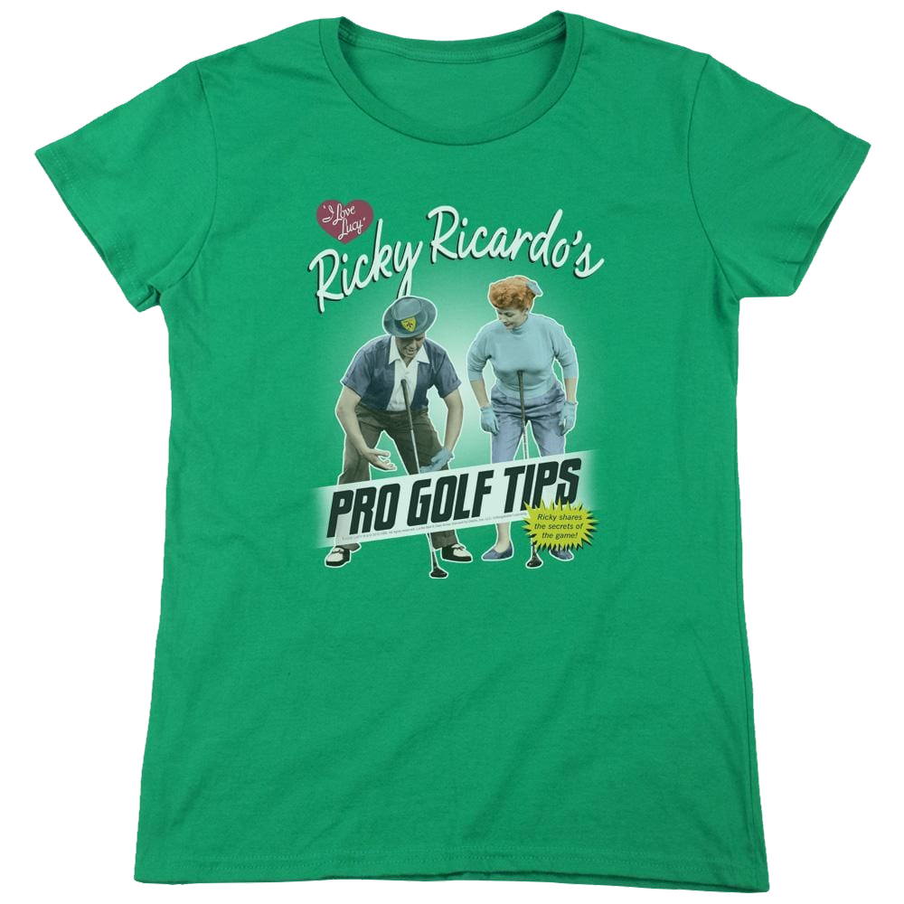 I Love Lucy Pro Golf Tips Women's T-Shirt Women's T-Shirt I Love Lucy   