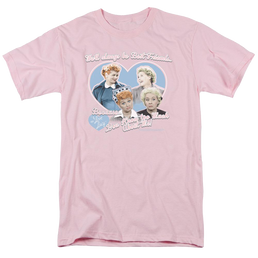 I Love Lucy Always Best Friends Men's Regular Fit T-Shirt Men's Regular Fit T-Shirt I Love Lucy   
