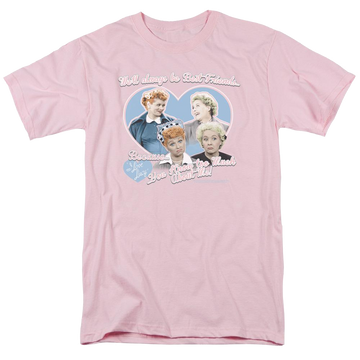 I Love Lucy Always Best Friends Men's Regular Fit T-Shirt Men's Regular Fit T-Shirt I Love Lucy   