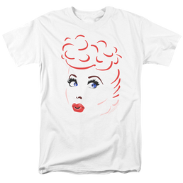 I Love Lucy Lines Face Men's Regular Fit T-Shirt Men's Regular Fit T-Shirt I Love Lucy   