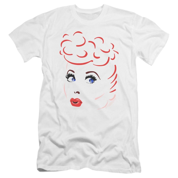 I Love Lucy Lines Face Men's Premium Slim Fit T-Shirt Men's Premium Slim Fit T-Shirt I Love Lucy   