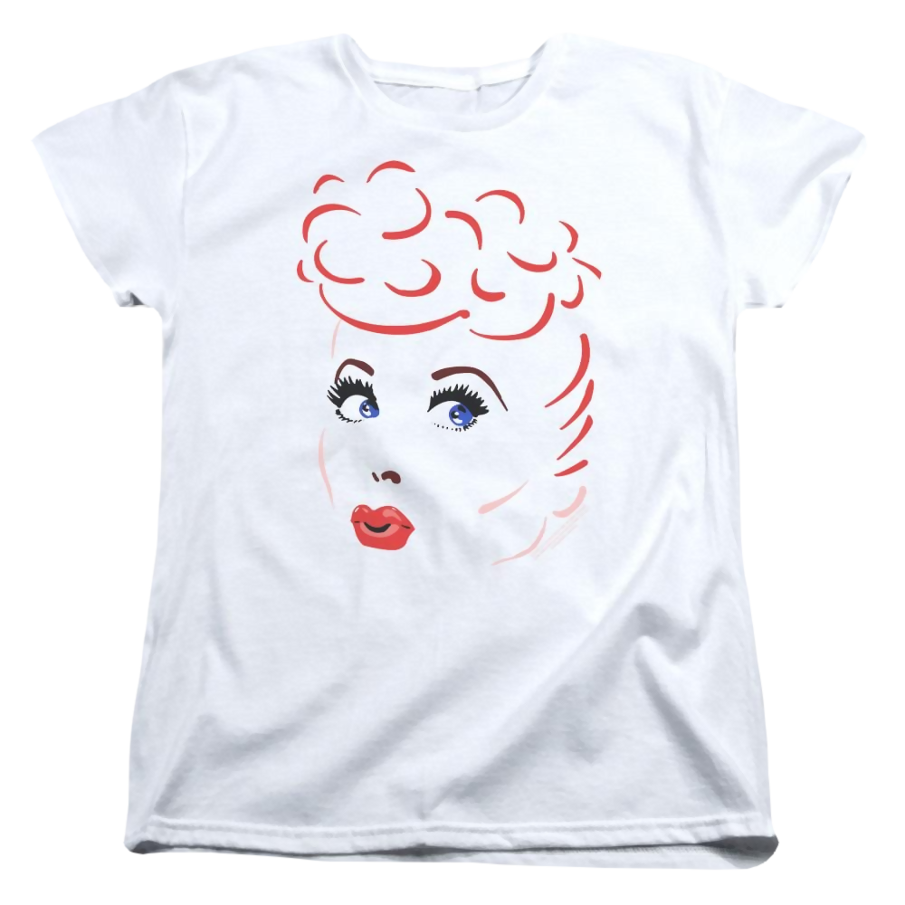 I Love Lucy Lines Face Women's T-Shirt Women's T-Shirt I Love Lucy   
