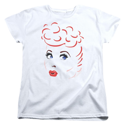 I Love Lucy Lines Face Women's T-Shirt Women's T-Shirt I Love Lucy   