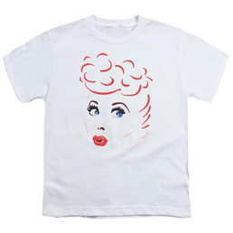 I Love Lucy Lines Face Youth T-Shirt (Ages 8-12) Youth T-Shirt (Ages 8-12) I Love Lucy   