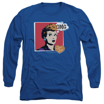 I Love Lucy I Love Worhol Omg Men's Long Sleeve T-Shirt Men's Long Sleeve T-Shirt I Love Lucy   