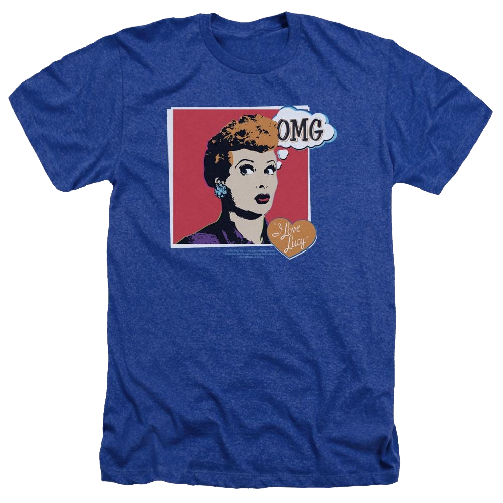 I Love Lucy I Love Worhol Omg Men's Heather T-Shirt Men's Heather T-Shirt I Love Lucy   