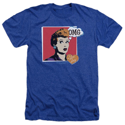 I Love Lucy I Love Worhol Omg Men's Heather T-Shirt Men's Heather T-Shirt I Love Lucy   