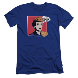 I Love Lucy I Love Worhol Omg Men's Premium Slim Fit T-Shirt Men's Premium Slim Fit T-Shirt I Love Lucy   