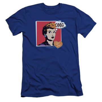 I Love Lucy I Love Worhol Omg Men's Premium Slim Fit T-Shirt Men's Premium Slim Fit T-Shirt I Love Lucy   