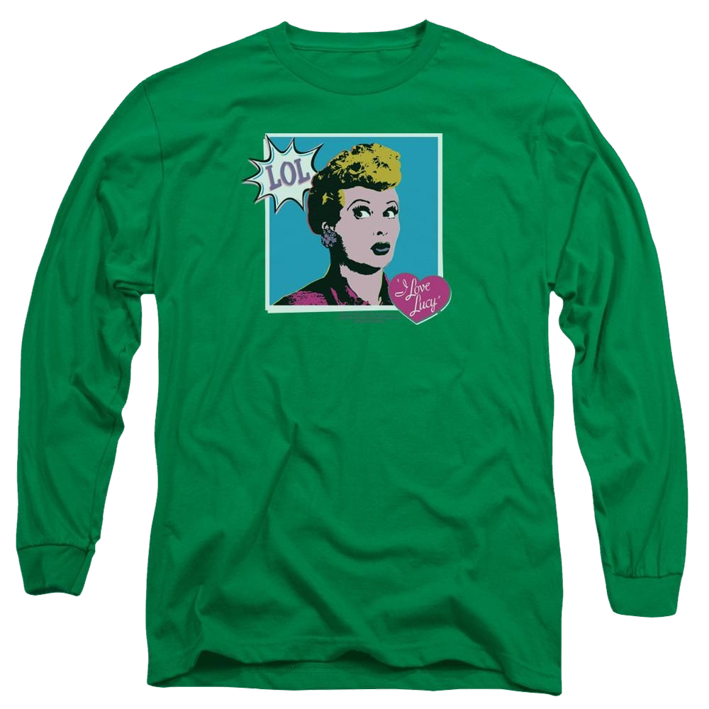 I Love Lucy I Love Worhol Lol Men's Long Sleeve T-Shirt Men's Long Sleeve T-Shirt I Love Lucy   