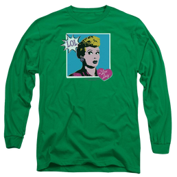 I Love Lucy I Love Worhol Lol Men's Long Sleeve T-Shirt Men's Long Sleeve T-Shirt I Love Lucy   