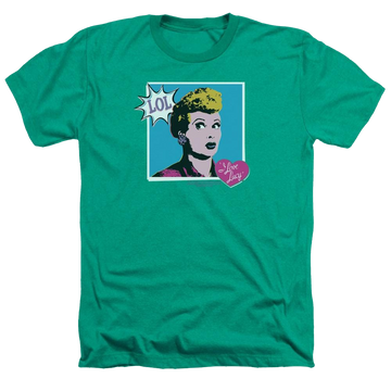 I Love Lucy I Love Worhol Lol Men's Heather T-Shirt Men's Heather T-Shirt I Love Lucy   