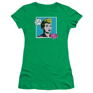 I Love Lucy I Love Worhol Lol Juniors T-Shirt Juniors T-Shirt I Love Lucy   