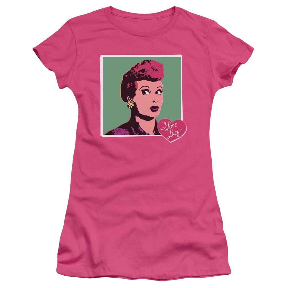 I Love Lucy I Love Worhol Juniors T-Shirt Juniors T-Shirt I Love Lucy   