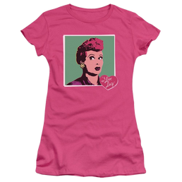 I Love Lucy I Love Worhol Juniors T-Shirt Juniors T-Shirt I Love Lucy   