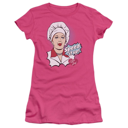 I Love Lucy Speed It Up Juniors T-Shirt Juniors T-Shirt I Love Lucy   
