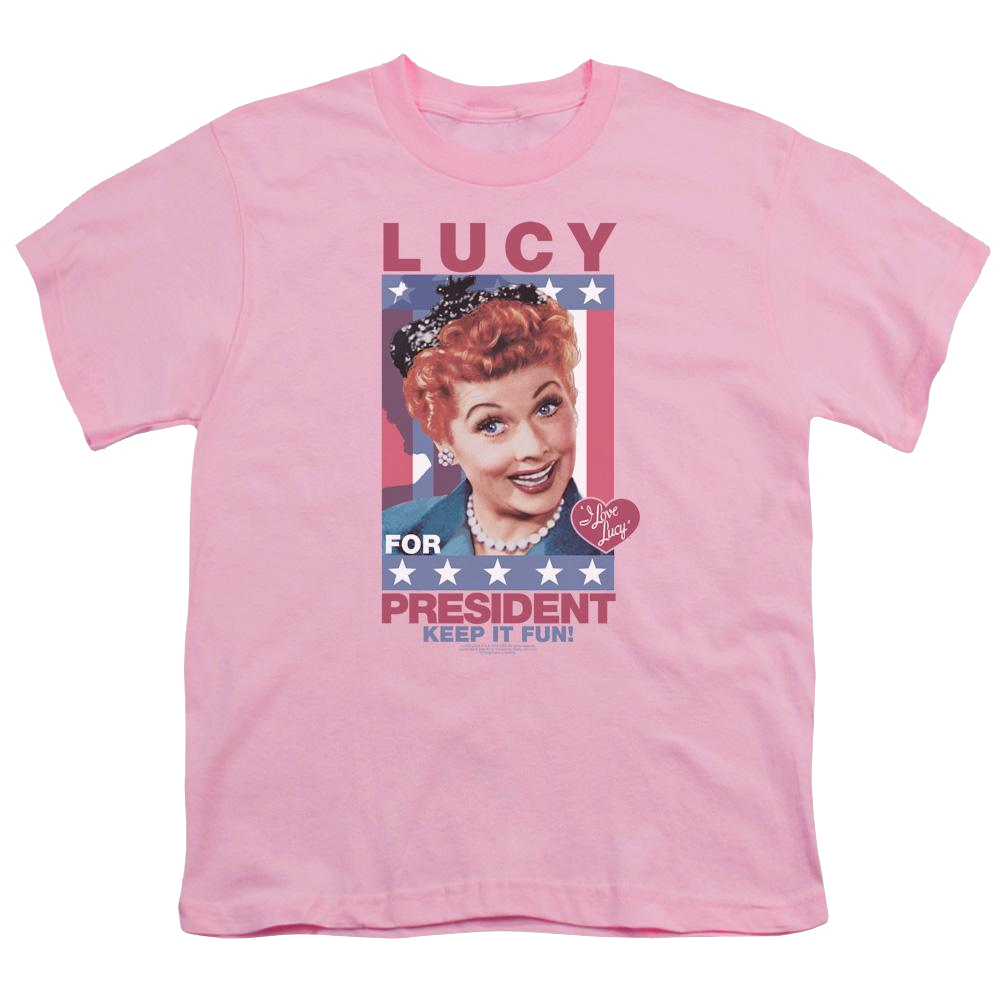 I Love Lucy For President Youth T-Shirt (Ages 8-12) Youth T-Shirt (Ages 8-12) I Love Lucy   