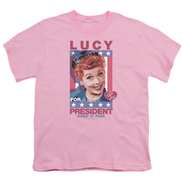I Love Lucy For President Youth T-Shirt (Ages 8-12) Youth T-Shirt (Ages 8-12) I Love Lucy   