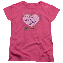 I Love Lucy Christmas Logo Women's T-Shirt Women's T-Shirt I Love Lucy   