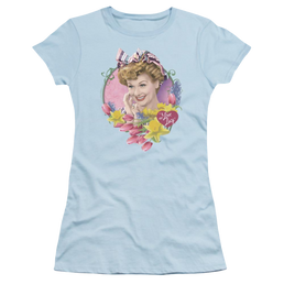 I Love Lucy Springtime Juniors T-Shirt Juniors T-Shirt I Love Lucy   