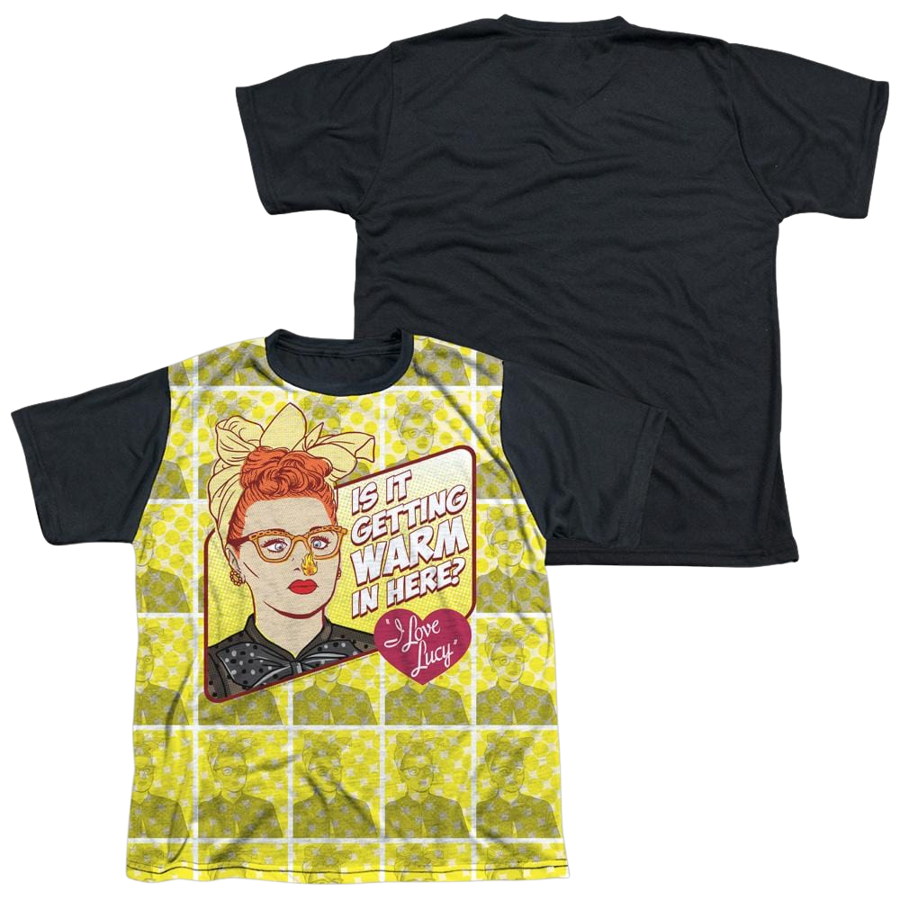 I Love Lucy Warm All Over Youth Black Back T-Shirt (Ages 8-12) Youth Black Back T-Shirt (Ages 8-12) I Love Lucy   