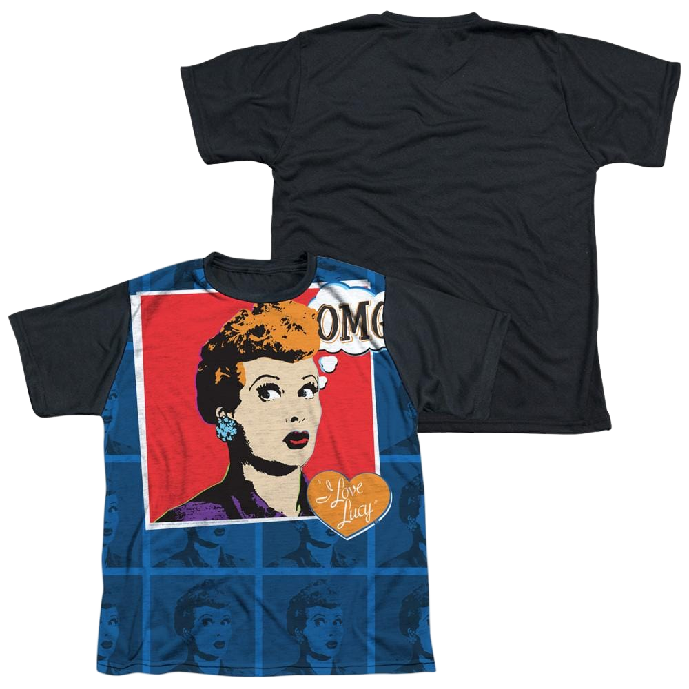 I Love Lucy Omg Youth Black Back T-Shirt (Ages 8-12) Youth Black Back T-Shirt (Ages 8-12) I Love Lucy   