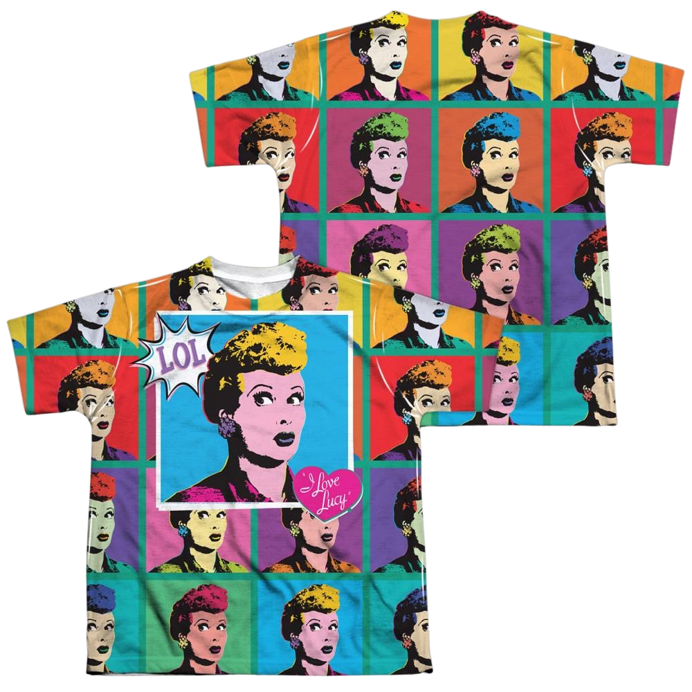 I Love Lucy Lol Youth All-Over Print T-Shirt (Ages 8-12) Youth All-Over Print T-Shirt (Ages 8-12) I Love Lucy   