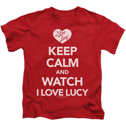 I Love Lucy Keep Calm And Watch Kid's T-Shirt (Ages 4-7) Kid's T-Shirt (Ages 4-7) I Love Lucy   