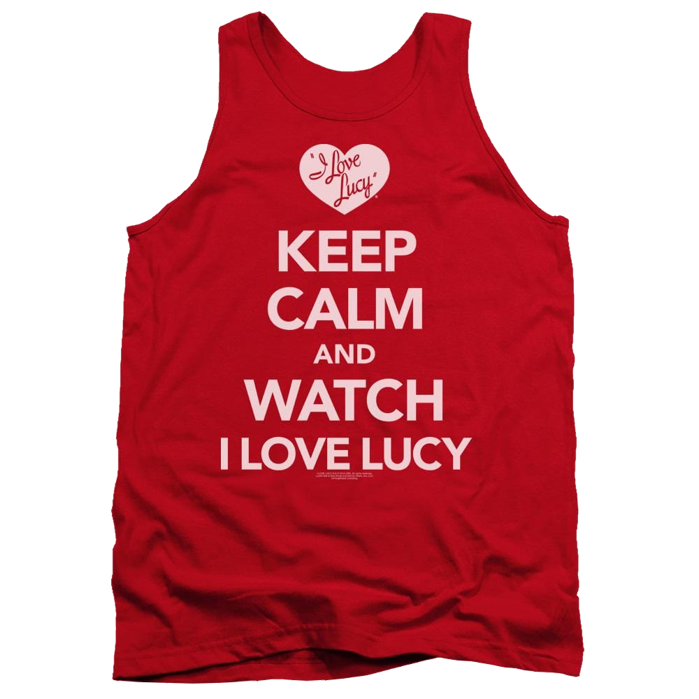 I Love Lucy Keep Calm And Watch Men's Tank Men's Tank I Love Lucy   