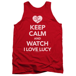I Love Lucy Keep Calm And Watch Men's Tank Men's Tank I Love Lucy   