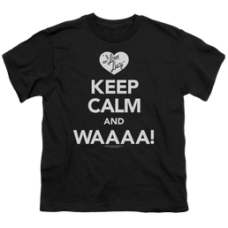 I Love Lucy Keep Calm Waaa Youth T-Shirt (Ages 8-12) Youth T-Shirt (Ages 8-12) I Love Lucy   