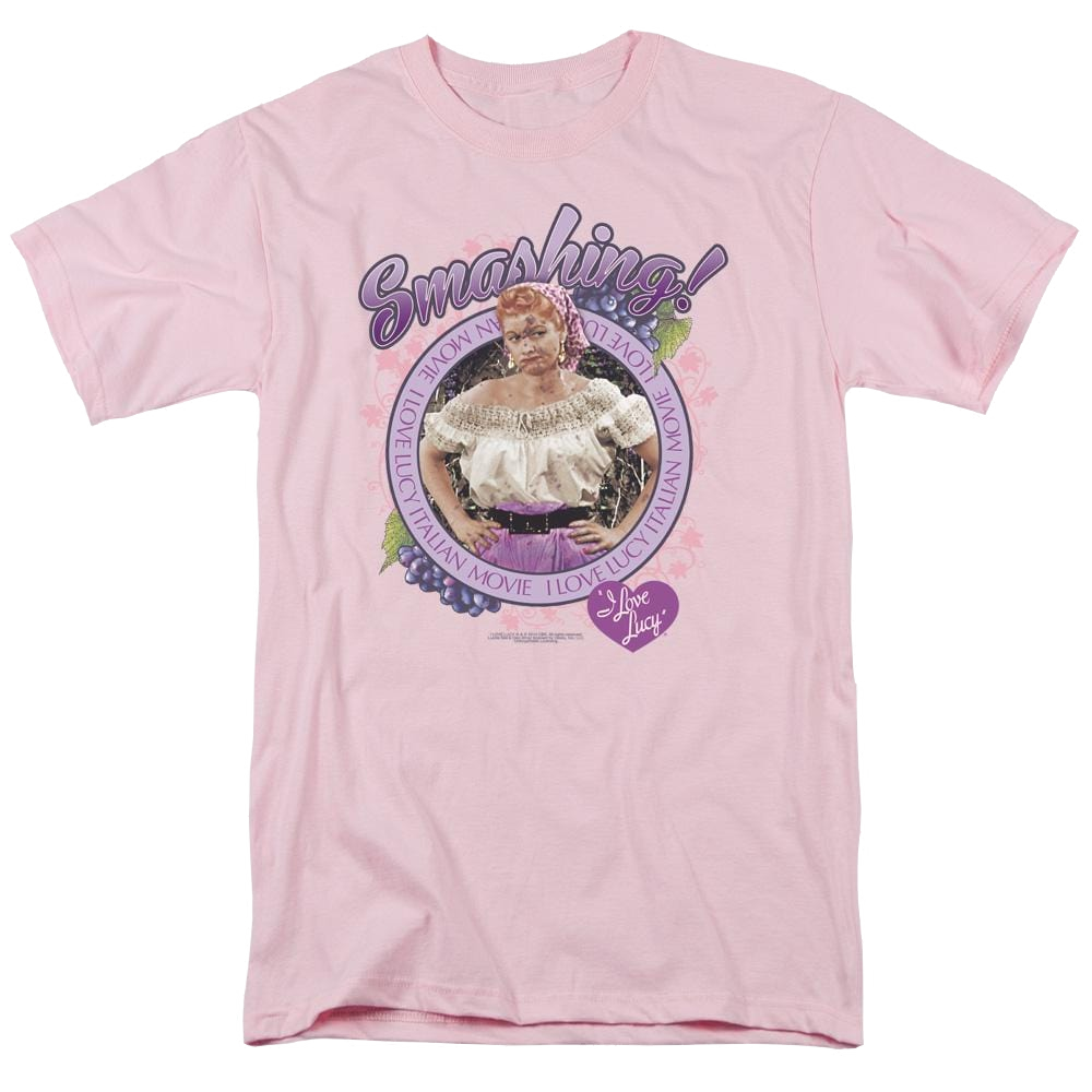 I Love Lucy Smashing Men's Regular Fit T-Shirt Men's Regular Fit T-Shirt I Love Lucy   