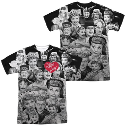 I Love Lucy Faces Men's All Over Print T-Shirt Men's All-Over Print T-Shirt I Love Lucy   