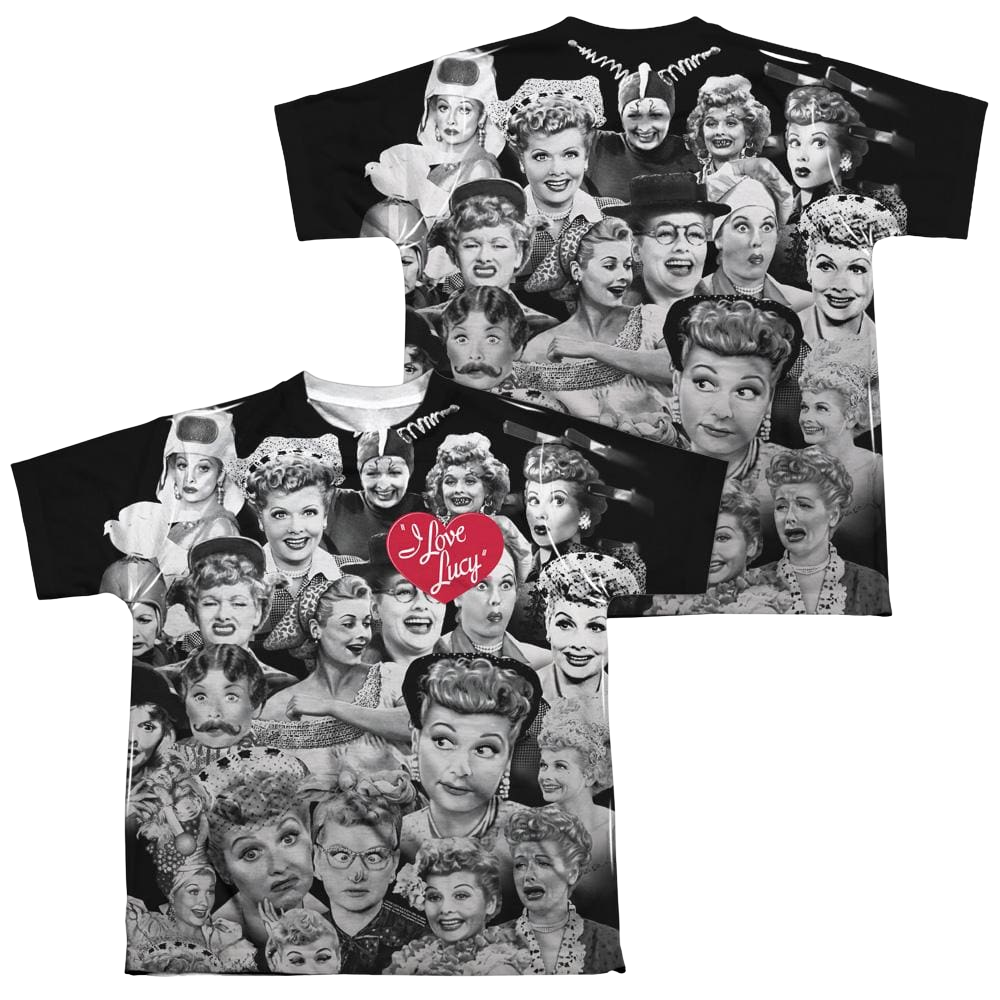 I Love Lucy Faces Youth All-Over Print T-Shirt (Ages 8-12) Youth All-Over Print T-Shirt (Ages 8-12) I Love Lucy   