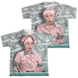 I Love Lucy Chocolate Belt Youth All-Over Print T-Shirt (Ages 8-12) Youth All-Over Print T-Shirt (Ages 8-12) I Love Lucy   