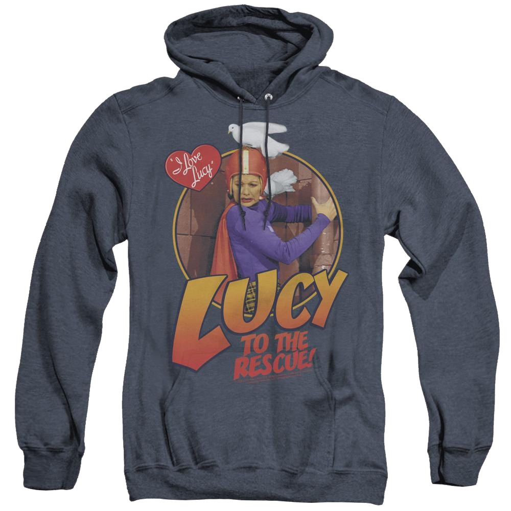 I Love Lucy To The Rescue - Heather Pullover Hoodie Heather Pullover Hoodie I Love Lucy   
