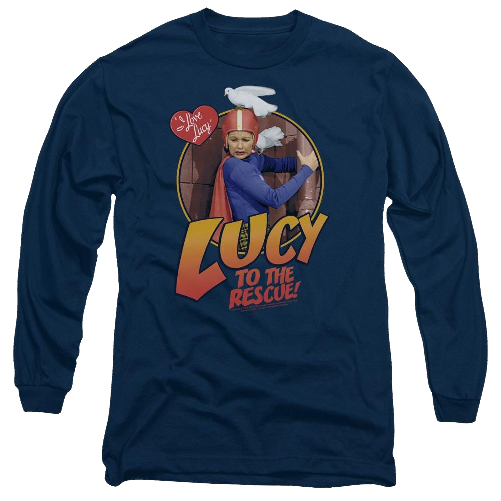 I Love Lucy To The Rescue Men's Long Sleeve T-Shirt Men's Long Sleeve T-Shirt I Love Lucy   