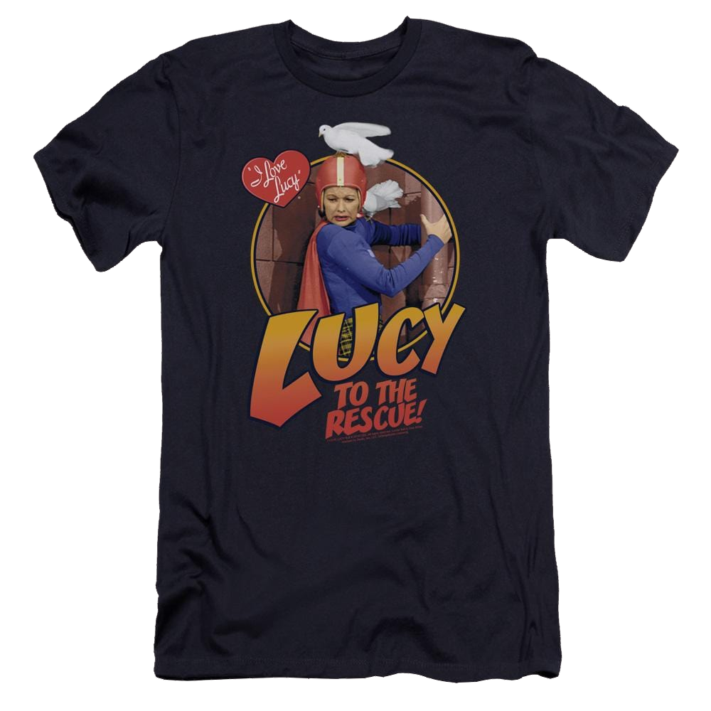I Love Lucy To The Rescue Men's Premium Slim Fit T-Shirt Men's Premium Slim Fit T-Shirt I Love Lucy   