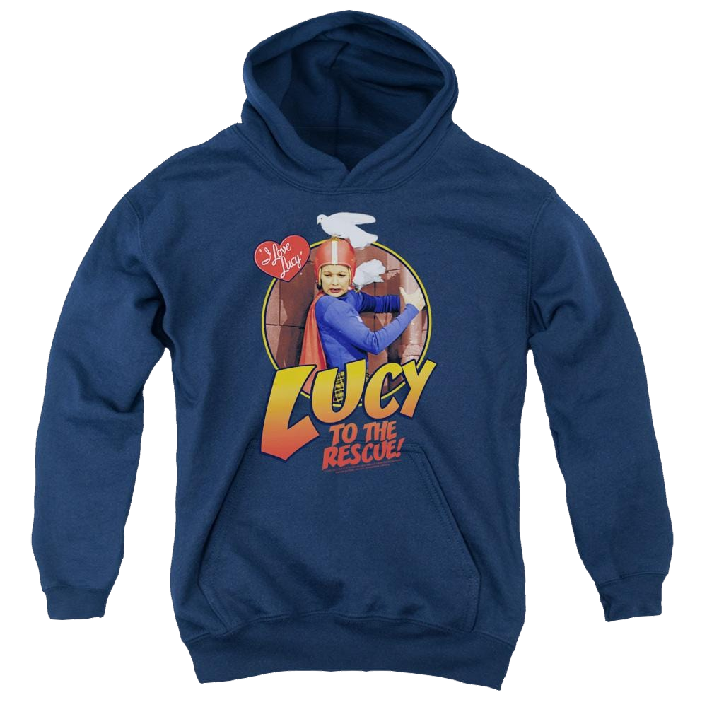 I Love Lucy To The Rescue Youth Hoodie (Ages 8-12) Youth Hoodie (Ages 8-12) I Love Lucy   