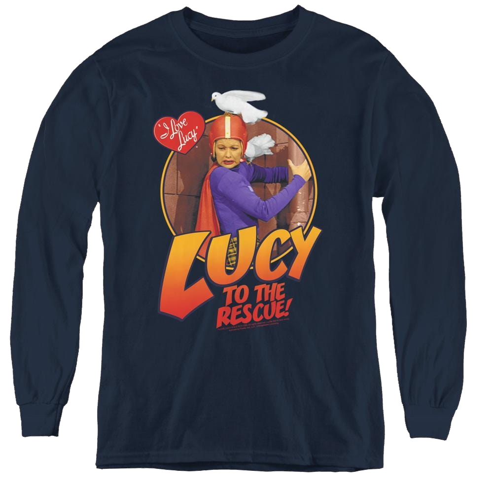 I Love Lucy To The Rescue - Youth Long Sleeve T-Shirt Youth Long Sleeve T-Shirt I Love Lucy   