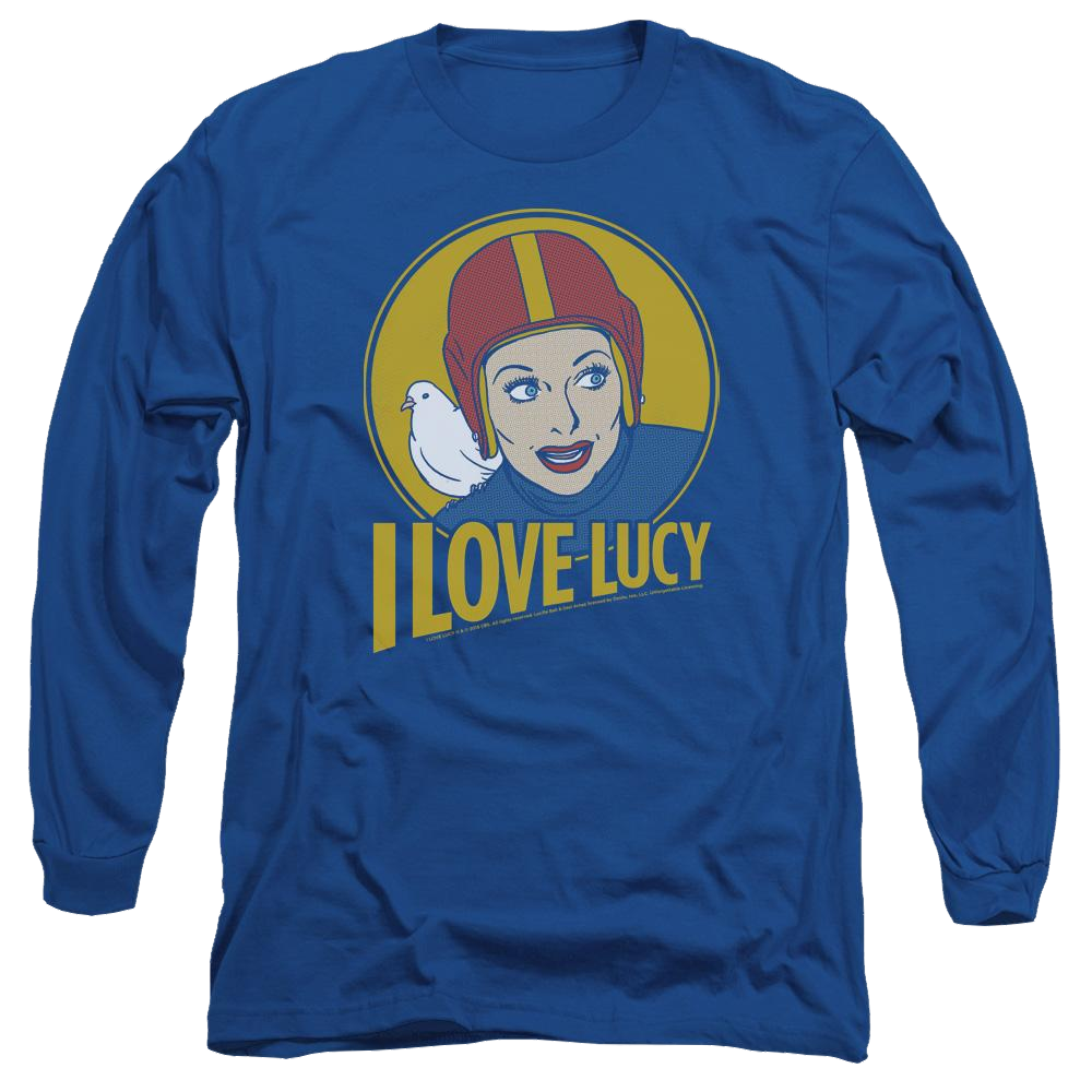 I Love Lucy Lb Super Comic Men's Long Sleeve T-Shirt Men's Long Sleeve T-Shirt I Love Lucy   