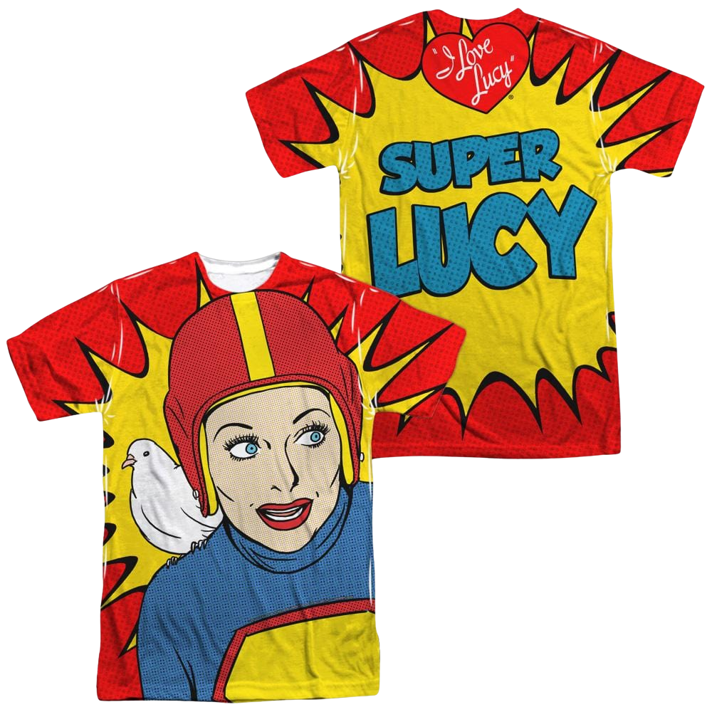 I Love Lucy Super Lucy Men's All Over Print T-Shirt Men's All-Over Print T-Shirt I Love Lucy   