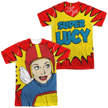 I Love Lucy Super Lucy men's all-over print t-shirt