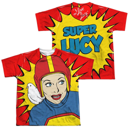 I Love Lucy Super Lucy Youth All-Over Print T-Shirt (Ages 8-12) Youth All-Over Print T-Shirt (Ages 8-12) I Love Lucy   