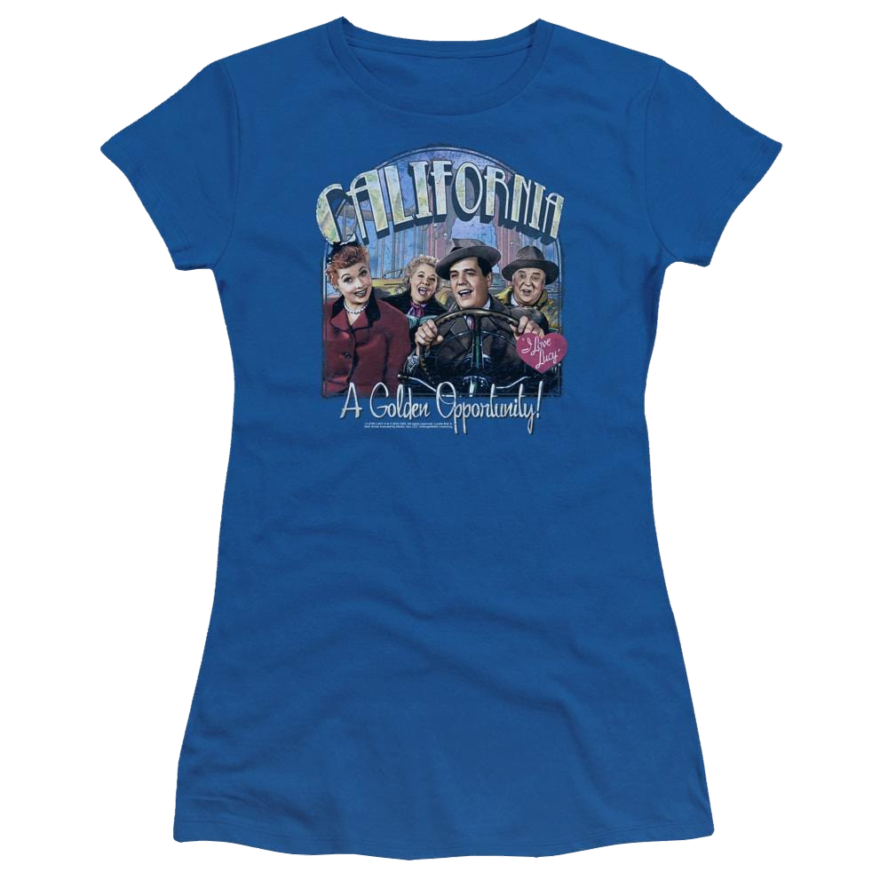 I Love Lucy Golden Opportunity Juniors T-Shirt Juniors T-Shirt I Love Lucy   