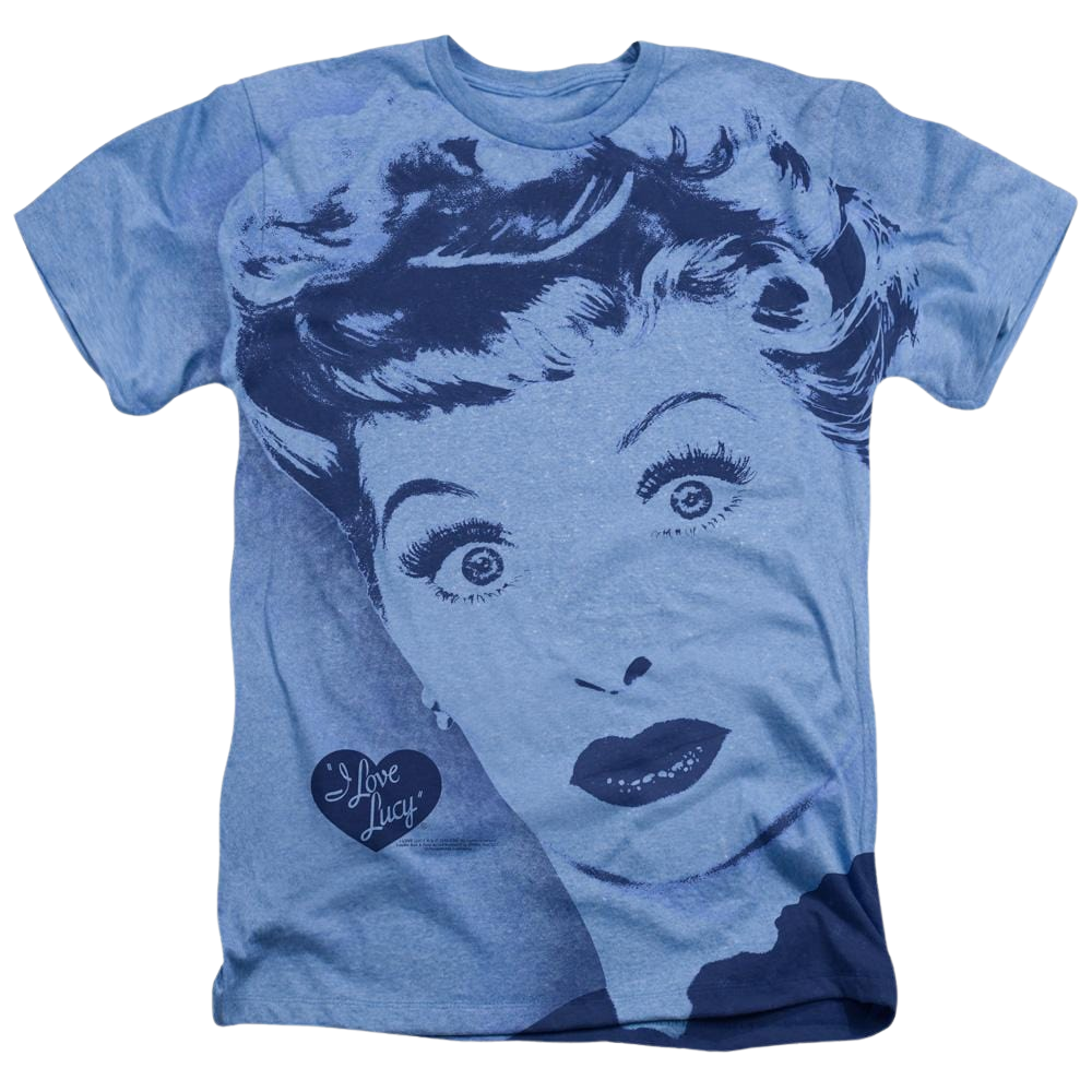 I Love Lucy - Lucy Adult Regular Fit Heather T-Shirt Men's All-Over Heather T-Shirt I Love Lucy   