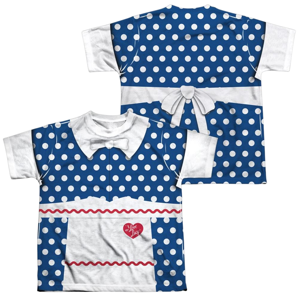 I Love Lucy Lucy Costume Youth All-Over Print T-Shirt (Ages 8-12) Youth All-Over Print T-Shirt (Ages 8-12) I Love Lucy   