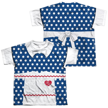 I Love Lucy Lucy Costume youth all-over print t-shirt for ages 8 to 12